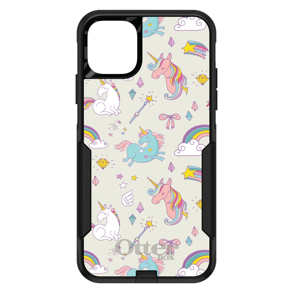 OtterBox Commuter for Apple iPhone (Pick Model) Unicorn Rainbow Wand - Beige - Image 1 of 1