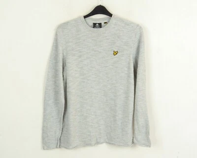 LYLE & SCOTT Mens M Sweatshirt Sweater Jumper Pullover Crew Neck Casual Grey Top - Image 1 of 4