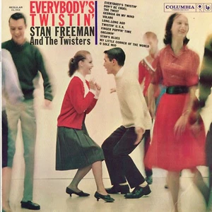 STAN FREEMAN & THE TWISTERS everybody's twistin' U.S. COLUMBIA LP_orig 1961 MINT - Picture 1 of 4