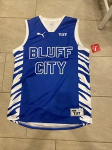 Puma BLUFF CITY TBT Basketball Tournament Jersey 2019 MEMPHIS STATE Alumni XL - Picture 1 of 7