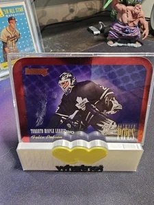 1995-96 Donruss Between the Pipes Felix Potvin #9 Die Cut NHL Toronto Maple Leaf - Picture 1 of 2