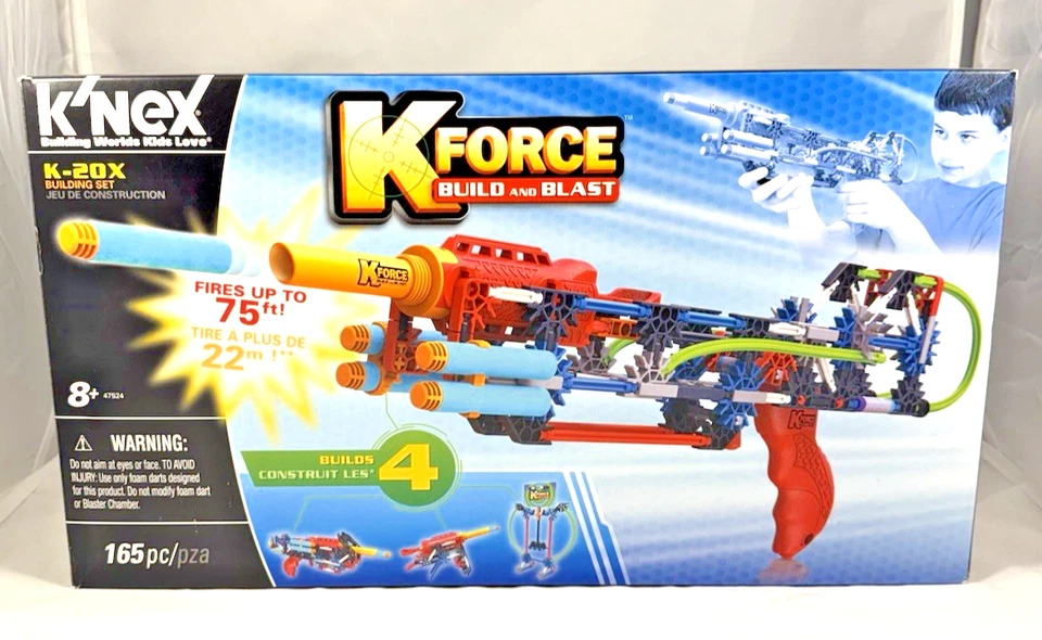 Building set, K'NEX K Force build and blast K-20X, 165 pcs, item No. 47524, USED - Image 1 of 4