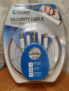 Swann Advanced-Series Video And Power 100ft/30m Cable For Security Systems - Picture 1 of 9