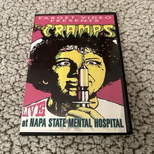 TARGET VIDEO PRESENTS - THE CRAMPS - LIVE AT NAPA STATE MENTAL HOSPITAL - DVD - - Imagen 1 de 3