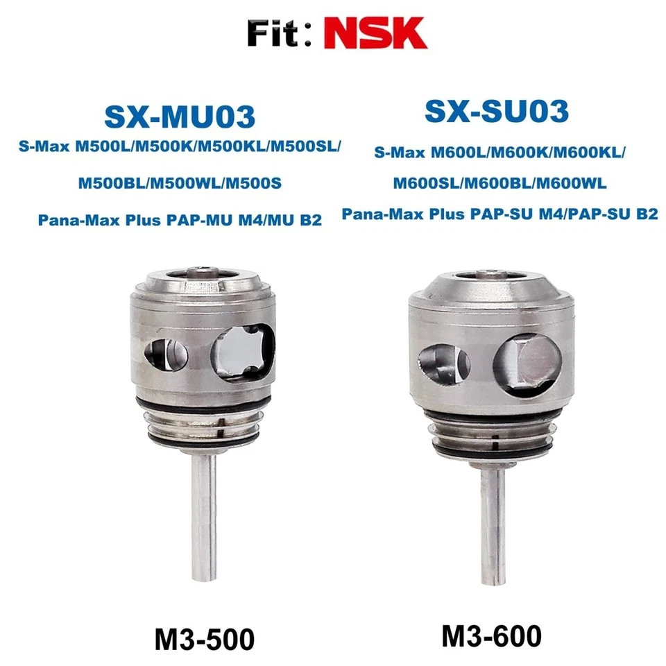 Fit NSK S-Max M500L M600L Pana-Max PLUS MU/SU B2 Dental Turbine Cartridge Rotor - Image 1 of 1