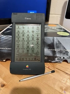 Apple Newton MessagePad 2000 Vintage z pudełkiem, rysikiem i innymi sprawdzonymi działami! - Zdjęcie 1 z 10