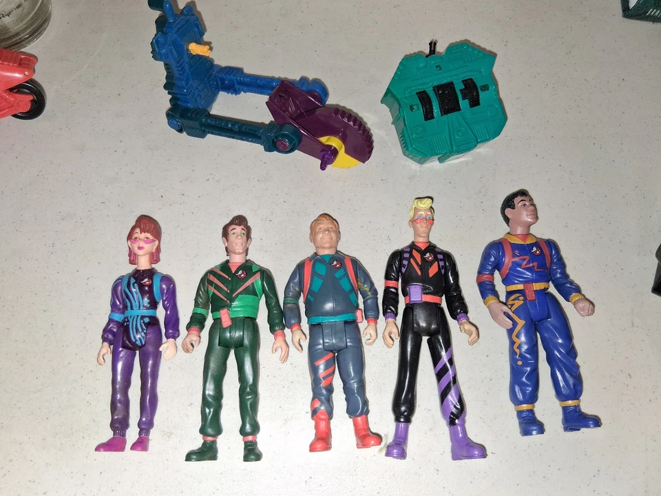 LOTE de figuras de acción de héroes Kenner Power Pack de los Cazafantasmas reales años 80 Foto 1 de 4