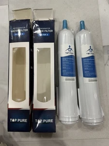 Pack of 2 Top Pure Replacement Refrigerator Water Filters # 3 - Picture 1 of 3