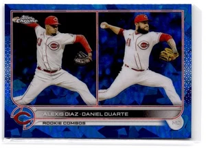 2022 Topps Chrome Update Sapphire Edition Alexis Diaz Daniel Duarte RC #US135 - Bild 1 von 2
