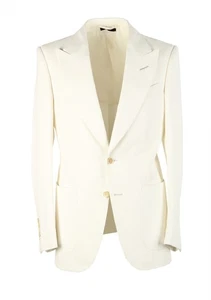 Abrigo deportivo TOM FORD Dyllan blanco roto talla 46/36R EE. UU. Chaqueta Blazer Nueva Wi... - Imagen 1 de 7