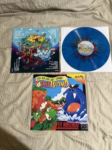 Super Mario World 2 Yoshi's Island SNES Splatter Vinyl Record VGM Not Moonshake - Picture 1 of 8