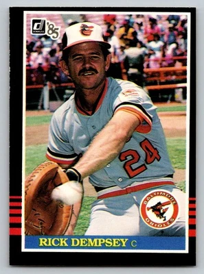 1985 Donruss #332 Rick Dempsey Baltimore Orioles - Image 1 of 2
