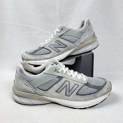 New Balance 990v5 Castlerock Gray Men's Running Shoes M990GL5 Size 12.5 - Image 1 of 4