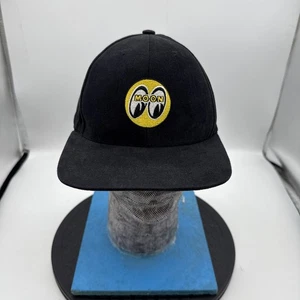 Vintage MoonEyes Black Snapback Ball Cap Snapback Baseball Mütze Auto LKW - Bild 1 von 7