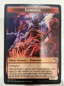Elemental Token Innistrad: Midnight Hunt Regular - Picture 1 of 2