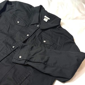 Chaqueta Denim Elástica Negra Distinta Botones Rojo Bling Gemas Talla XXL 2XL - Imagen 1 de 10