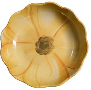Juego de 5 cuencos para pasta de melamina de jardín Trueliving Artist nuevos con etiquetas florales 8" lavado a mano - Imagen 1 de 4