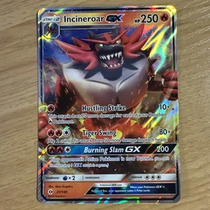 Incineroar-GX - 27/149 Ultra Rare Sun & Moon Base Set NM Pokemon TCG - Picture 1 of 12
