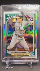 Tyler Soderstrom ROOKIE REFRACTOR SSP INVESTMENT CARD ROY ATHLETICS - Picture 1 of 3