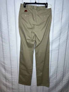 NWT Peter Millar Pants Men’s 30x36 Alabama Crimson Tide Elephant Khaki Beige - Picture 1 of 12