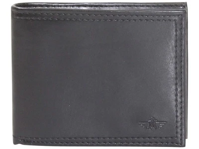 Dockers Men's Slimfold Wallet Extra Capacity With Zipper Traveler Black - Image 1 of 4
