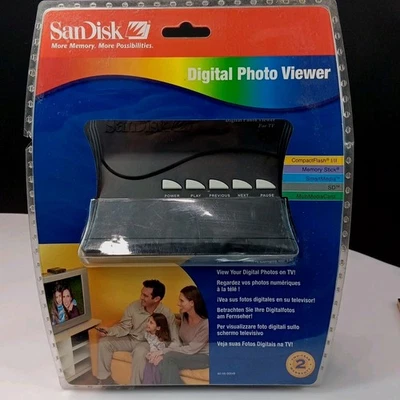 SanDisk Digital Photo Viewer-Card Reader for TV w/ Remote-Plug & Play-Easy Setup - Image 1 of 4