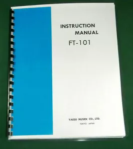Yaesu FT-101 Instruction Manual: w/11x32" Schematic and Protective Covers! - Picture 1 of 1