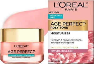 L'Oréal Paris Age Perfect Rosy Tone Fragrance-Free Face Moisturizer 1.7 oz - Picture 1 of 2