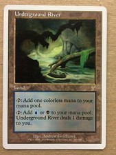 MTG 1x Underground River Seventh 7th Edition Modern Magic the Gathering x1 LP