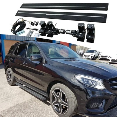 2PCS Power Side Step Running Board Fit For Mercedes Benz ML GLE W166 2012-2019 - Imagem 1 de 4