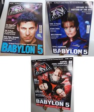 3 TV Zone Babylon 5 Covers #95 #101 #104 Tracy Scoggins Ed Waser Londo Mollari