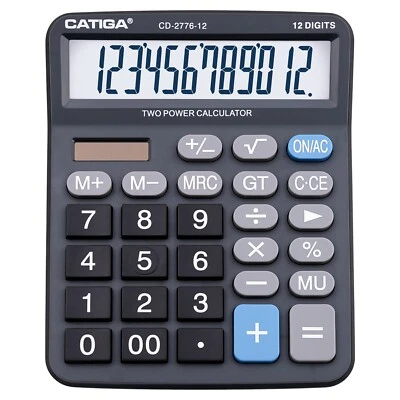 Premium Commercial 12-Digit Large Desktop Calculator - Image 1 of 4