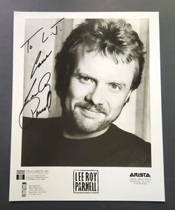 Lee Roy Parnell Country Music Blues Singer Songwriter Hand Signed Photo 8X10 - Picture 1 of 6