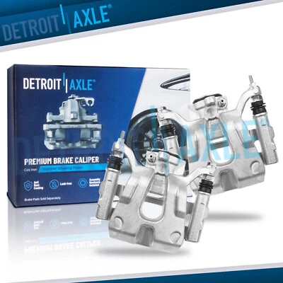 Rear Left Right Side Brake Calipers w/ Brackets for Chrysler 200 Jeep Cherokee - Image 1 of 4