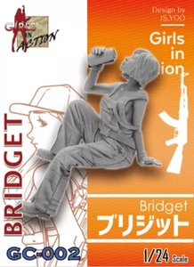 ZLPLA Genuine 1/24 Resin Figure Bridget Girls in Action Assembly Model GC-002 - Picture 1 of 10