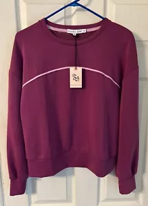 Sincerely Jules superweiches Langarm-Sweatshirt Oberteil Damen Größe Medium neu mit Etikett - Bild 1 von 9