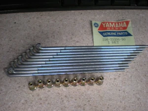 NOS OEM Yamaha Inner Spoke Set (10) 1970-1975 XS1 XS2 TX650 256-25396-90 - Picture 1 of 5