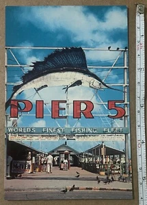 112 LOT Rare 1970s Postcards World Famous PIER 5 Miami Florida Post Card VINTAGE - Picture 1 of 12