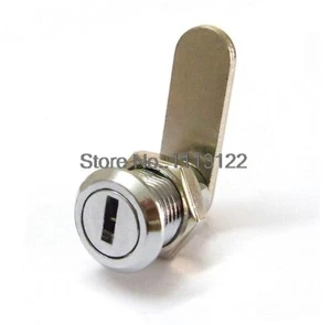 12mm Mini Zinc Alloy Cam Lock Miniature Furniture Lock Acrylic Display Lock - Picture 1 of 4