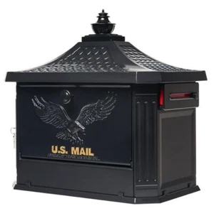 Hamilton™ Secure, Locking USPS Approved Heavy Duty, Cast Aluminum Metal Post - Picture 1 of 5