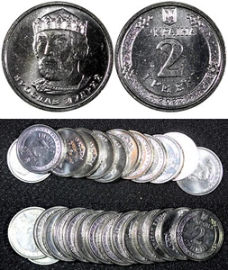 UKRAINE 2022 2 Hryvni Yaroslav the Wise "Tryzub" GEM BU RANDOM PICK (1 Coin) - Picture 1 of 5