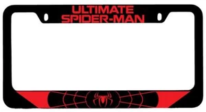 Cadre plaque d'immatriculation Ultimate Spider Man métal noir Auto Marvel - Photo 1 sur 1
