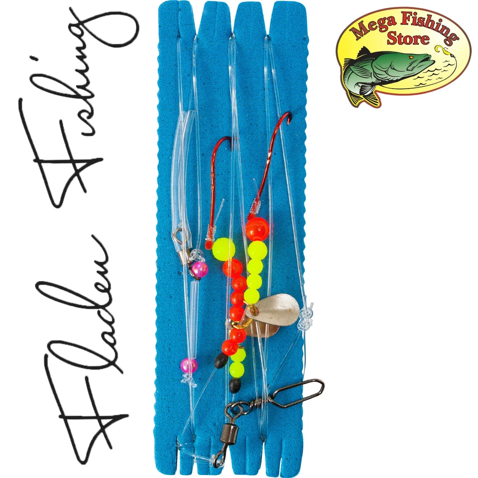 FLADEN Brandungsvorfach Dorsch Plattfisch Scholle Butt Meeres Rig Vorfach Gr. 2 - Bild 1 von 1