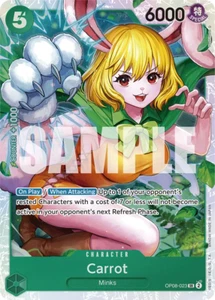 Zanahoria One Piece Two Legends súper rara OP08-023 casi nueva en inglés - Imagen 1 de 1