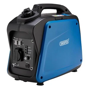 Draper Portable Petrol Inverter Generator 1000W 230V Fuel tank 3.0L 95196 - Picture 1 of 3