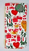 Envogue With Love Dachshunds Valentines Day Kitchen Towels 2-Pc Dog Cupid Gift