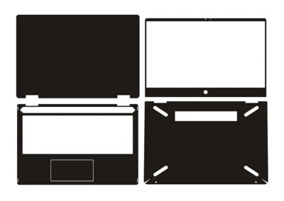 Laptop Sticker Skin Decal Carbon Cover for HP Pavilion x360 14-DH0014TX 14" - Image 1 of 4