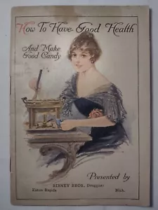 Vintage Antique Pamphlet How To Have Good Health Circa 1900 Vinol Cod Liver Oil - Foto 1 di 4