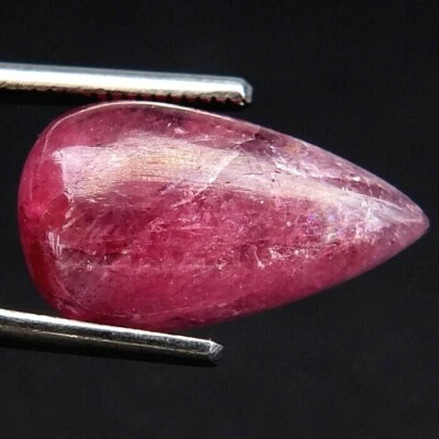 SHOLA Echt 7,40 Ct Natürlicher Rot Rosa Rubellit (Pink Turmalin) aus Brasilien - Bild 1 von 2