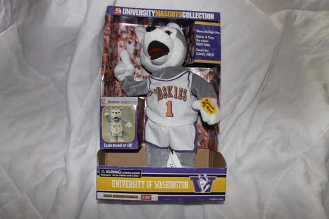 UNIVERSITY OF WASHINGTON ANIMATED SINGING HUSKY MASCOT COLLEGE SPORTS-NEW Cover
